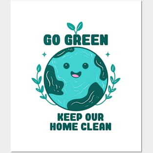 Go green Posters and Art